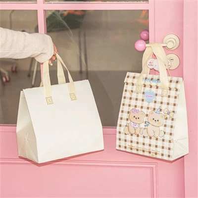 かわいいギフト用不織布トートバッグ-
