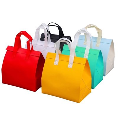 織られていないラミネートされたテイクアウトバッグ